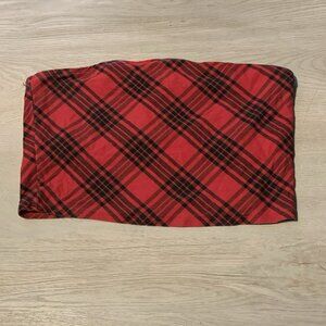 Victoria Secet PINK One Size Black & Red Plaid